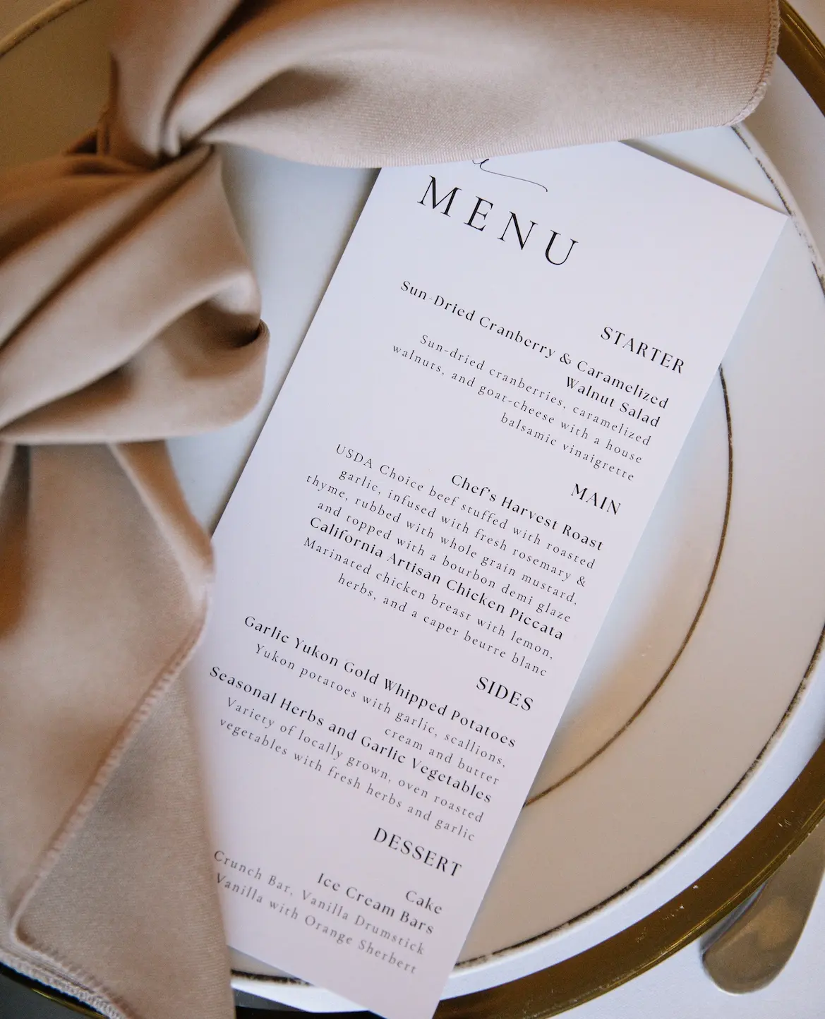 Wedding Menu Ideas - Gather Catering San Diego
